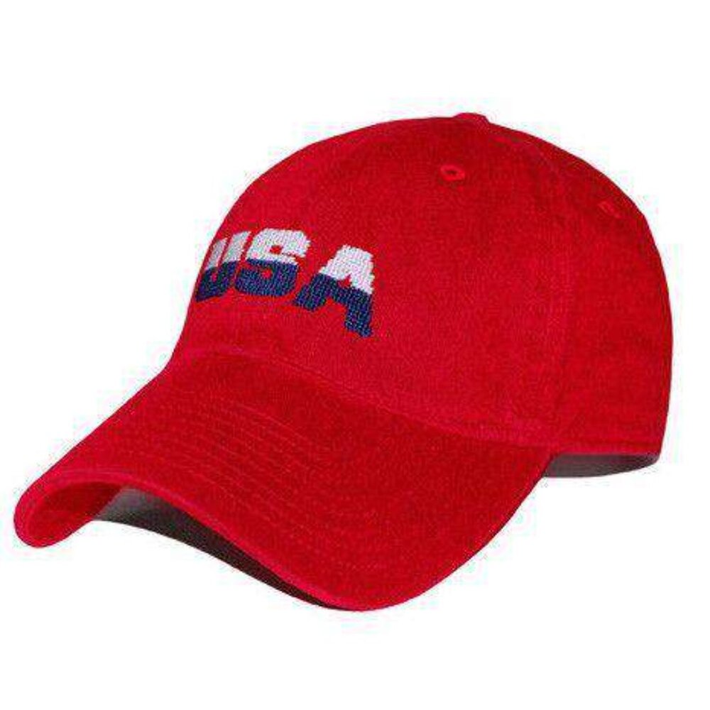 Smathers & Branson Red USA Hat NWOT